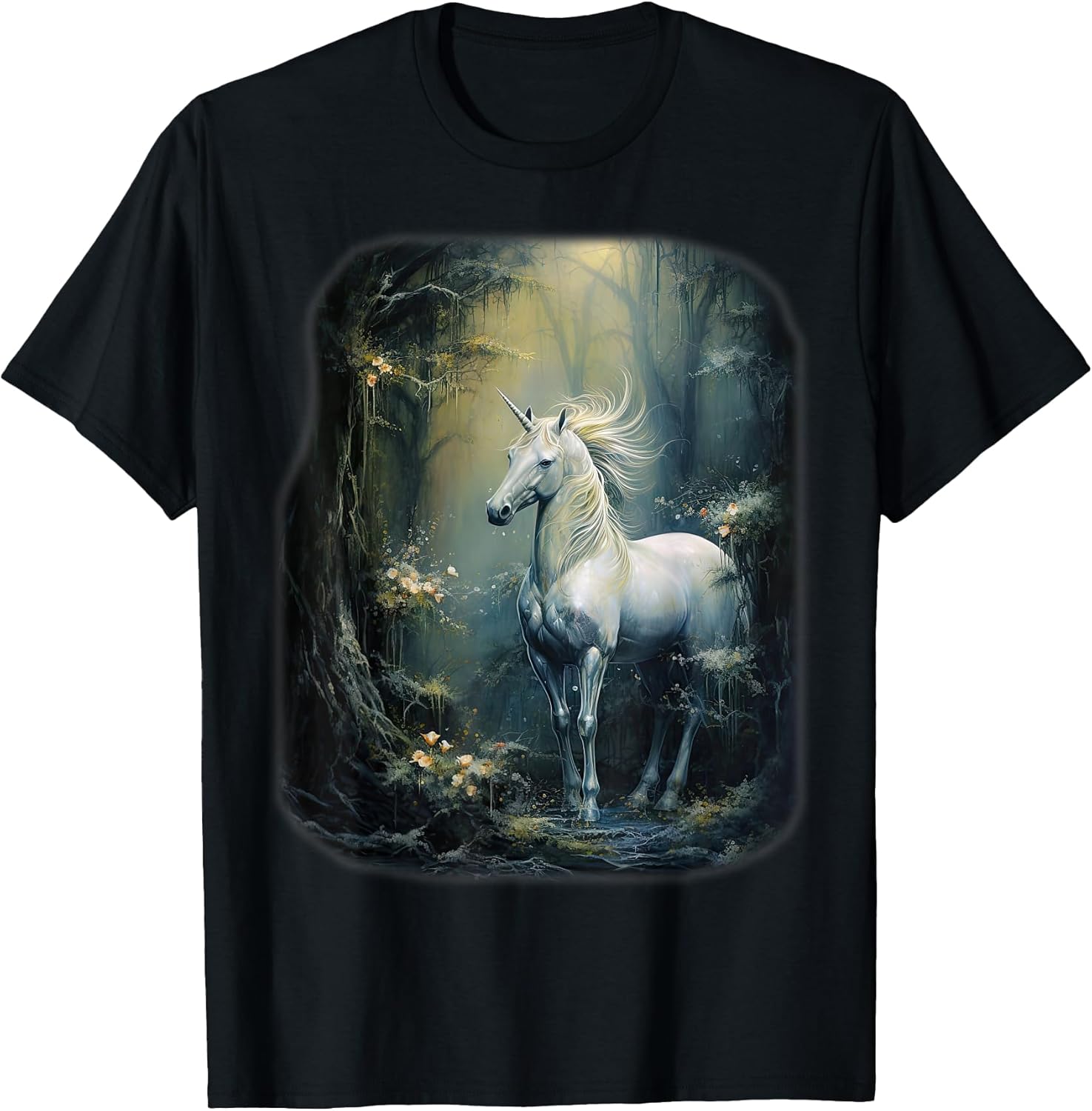 Fantasy Art Design Unicorn Wildlife Forest