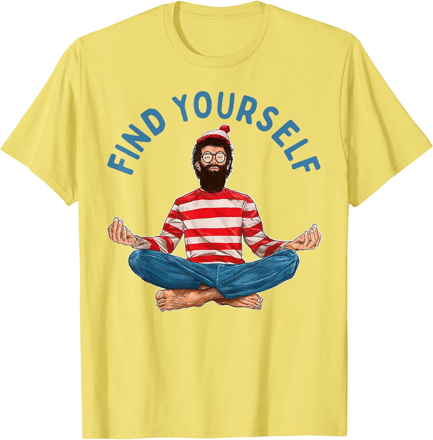 Funny Find Yourself Meditation Tee Shirt