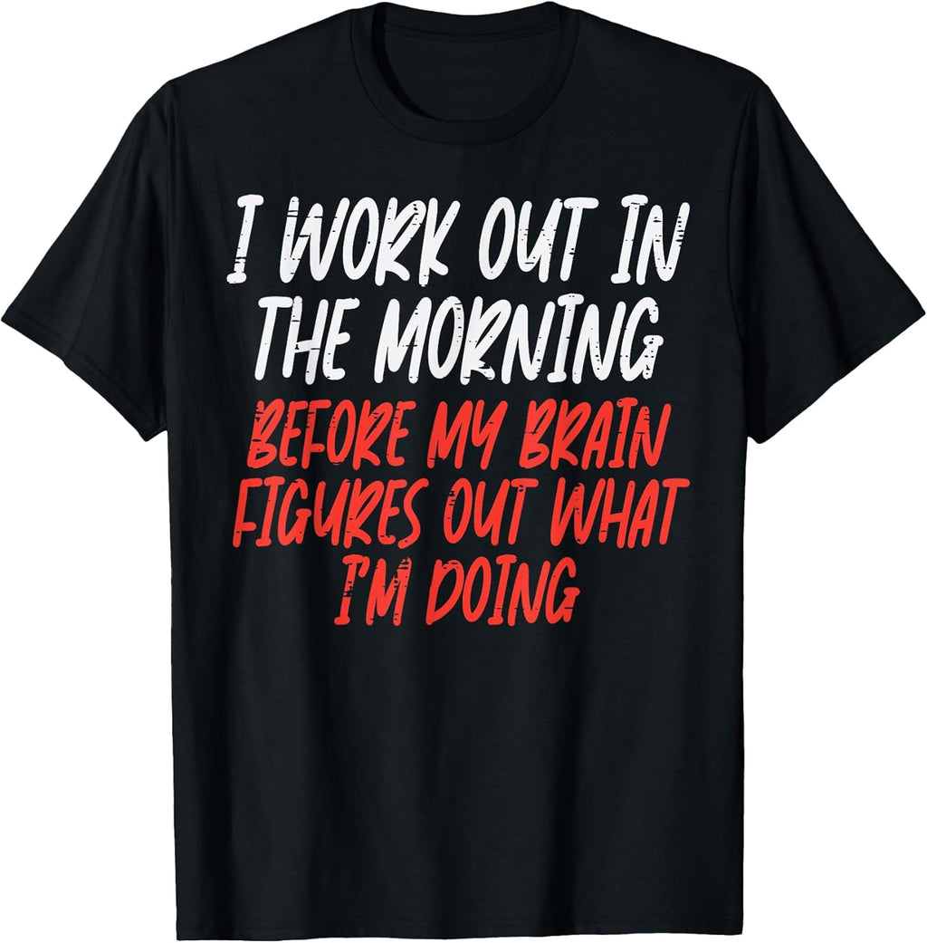 Funny Gym Fitness Shirts Men Women Workout Gifts