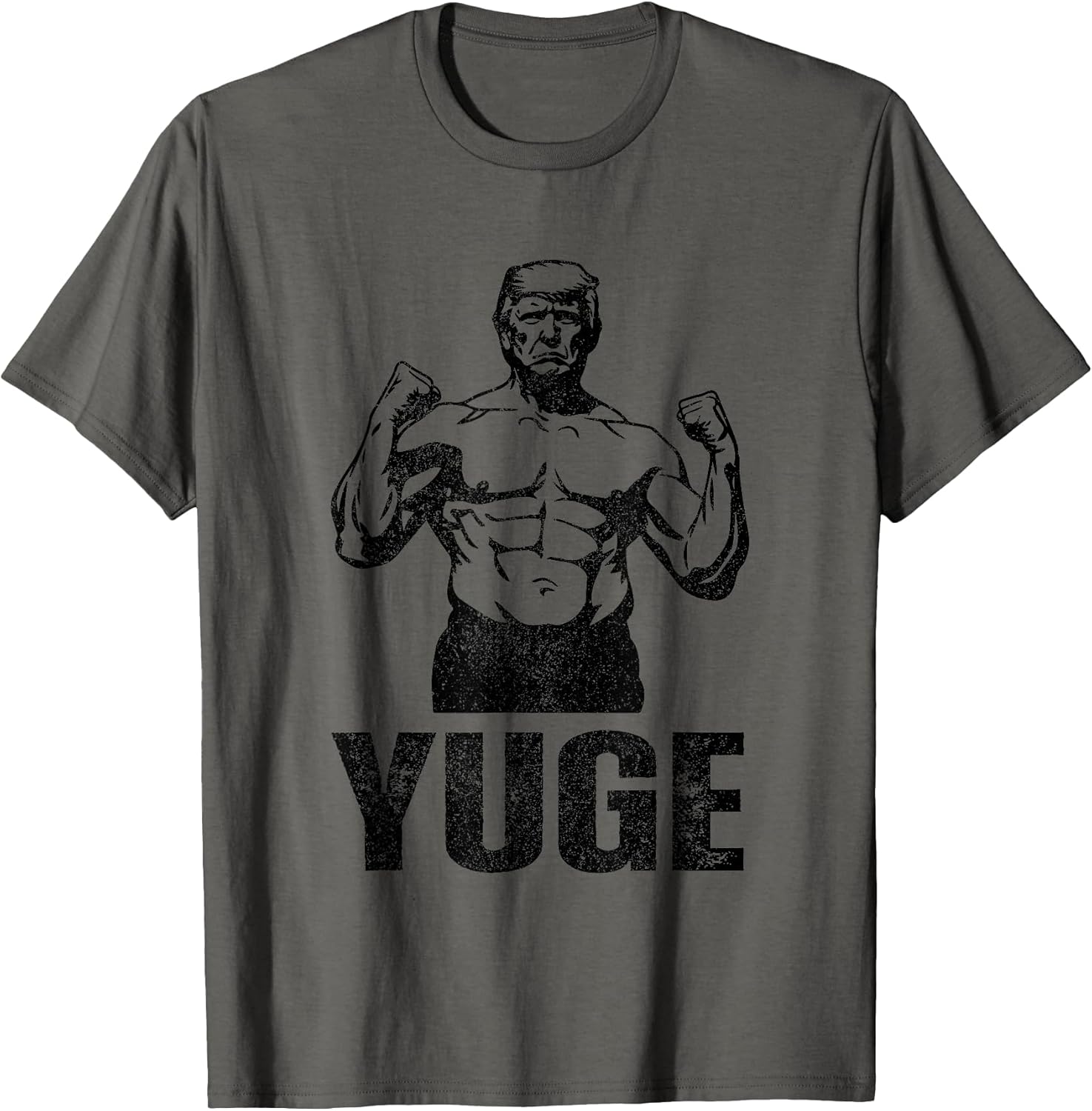 Muscle Trump 2024 Fitness Motivational Lifting Tee