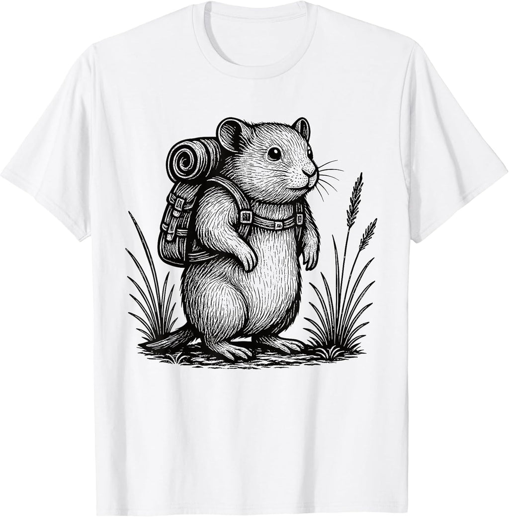 Hamster Hiker Trekking Hike Merch.