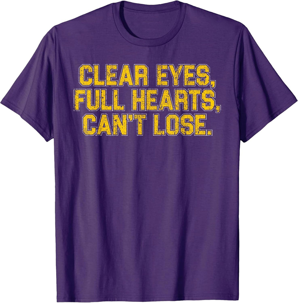Vintage Meaning Clear Eyes Full Hearts Cant Lose