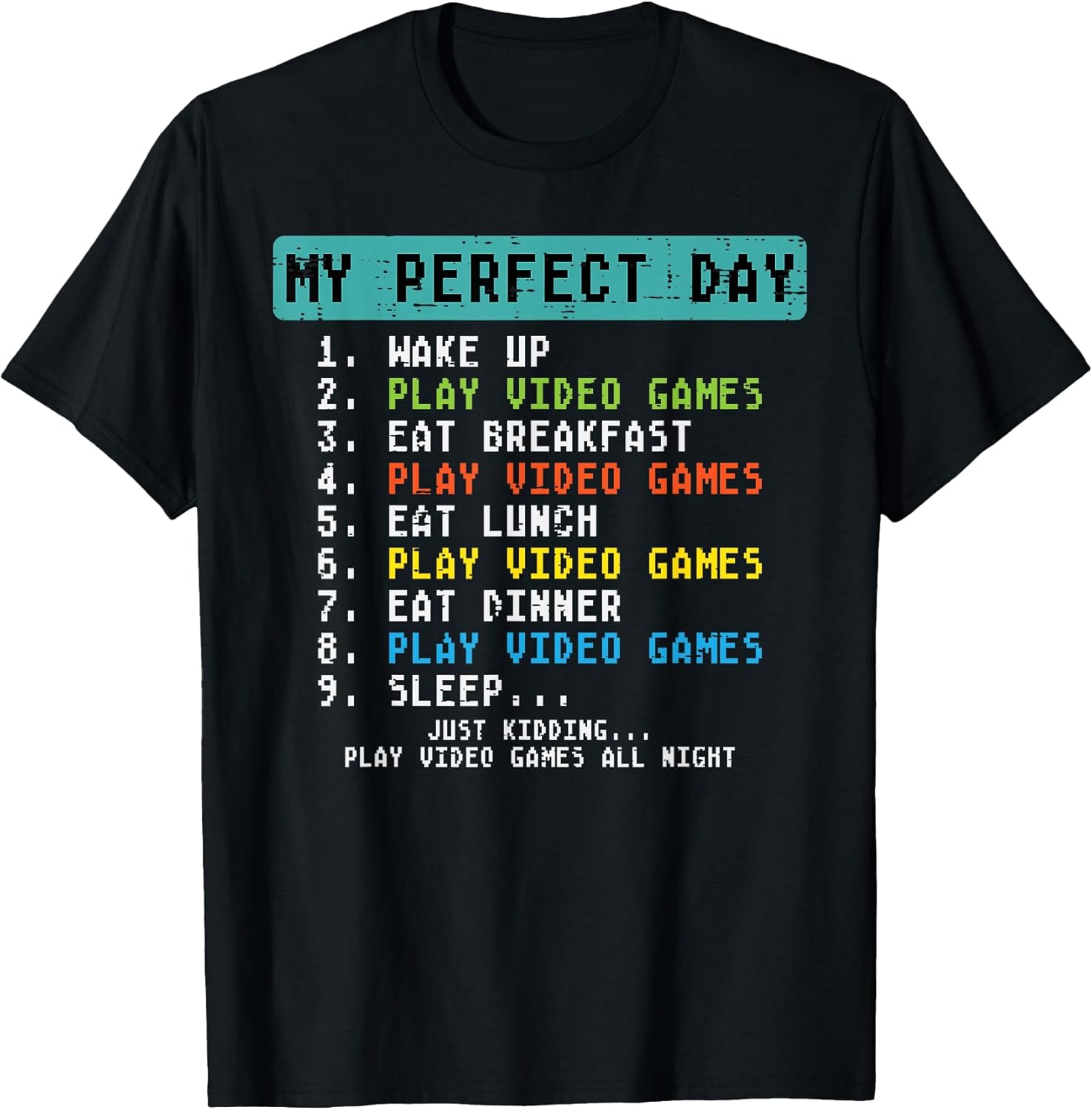Gamer Shirts Video Gaming Boys Men Girl Kids Gift