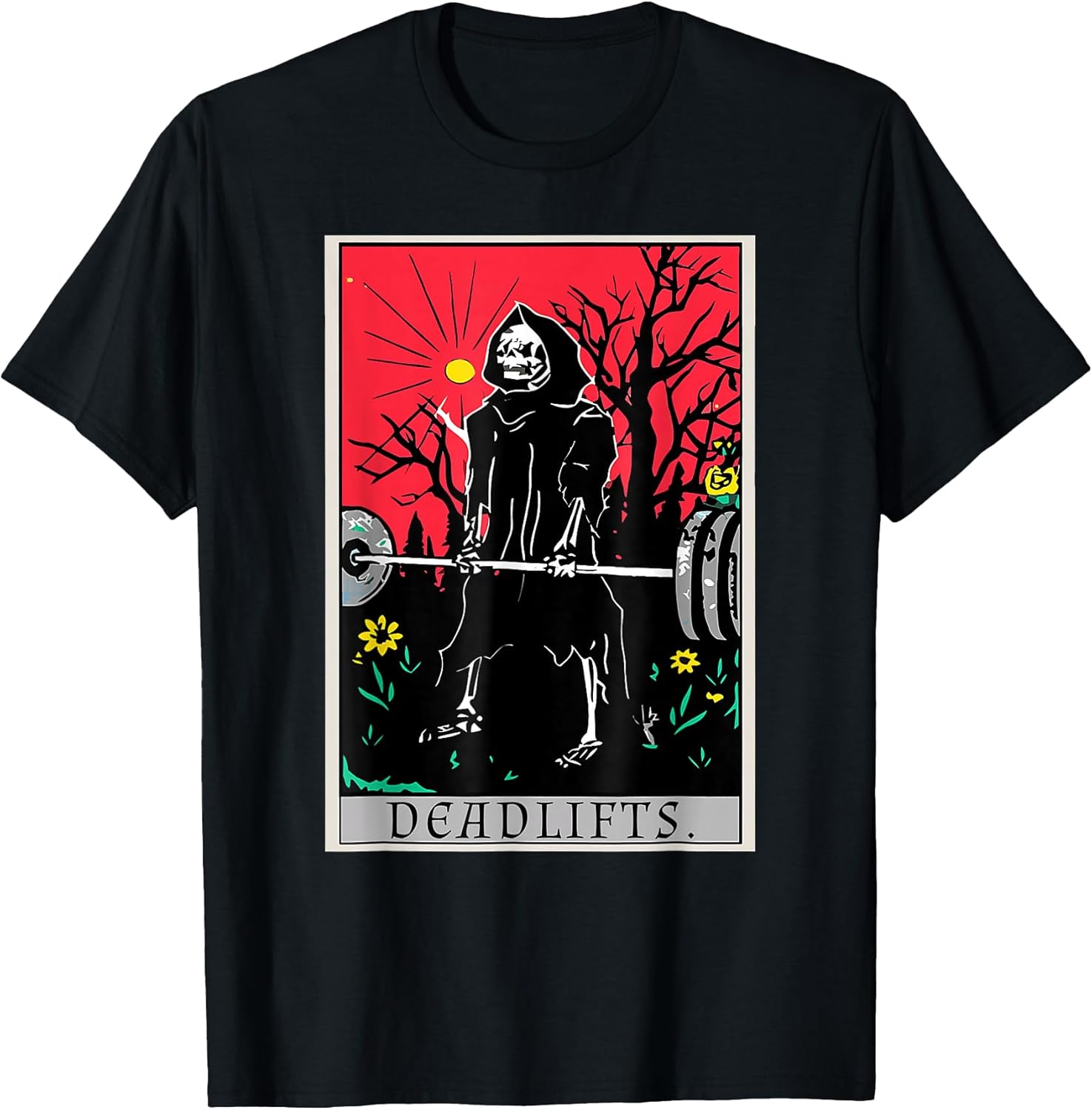Funny Gymer Tarot Card Grim Reaper Gothic Gifts