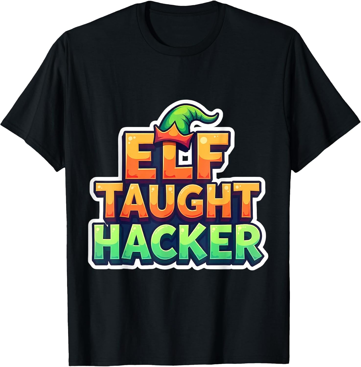 Self Elf Tought Hacker Christmas Funny Tech Merch