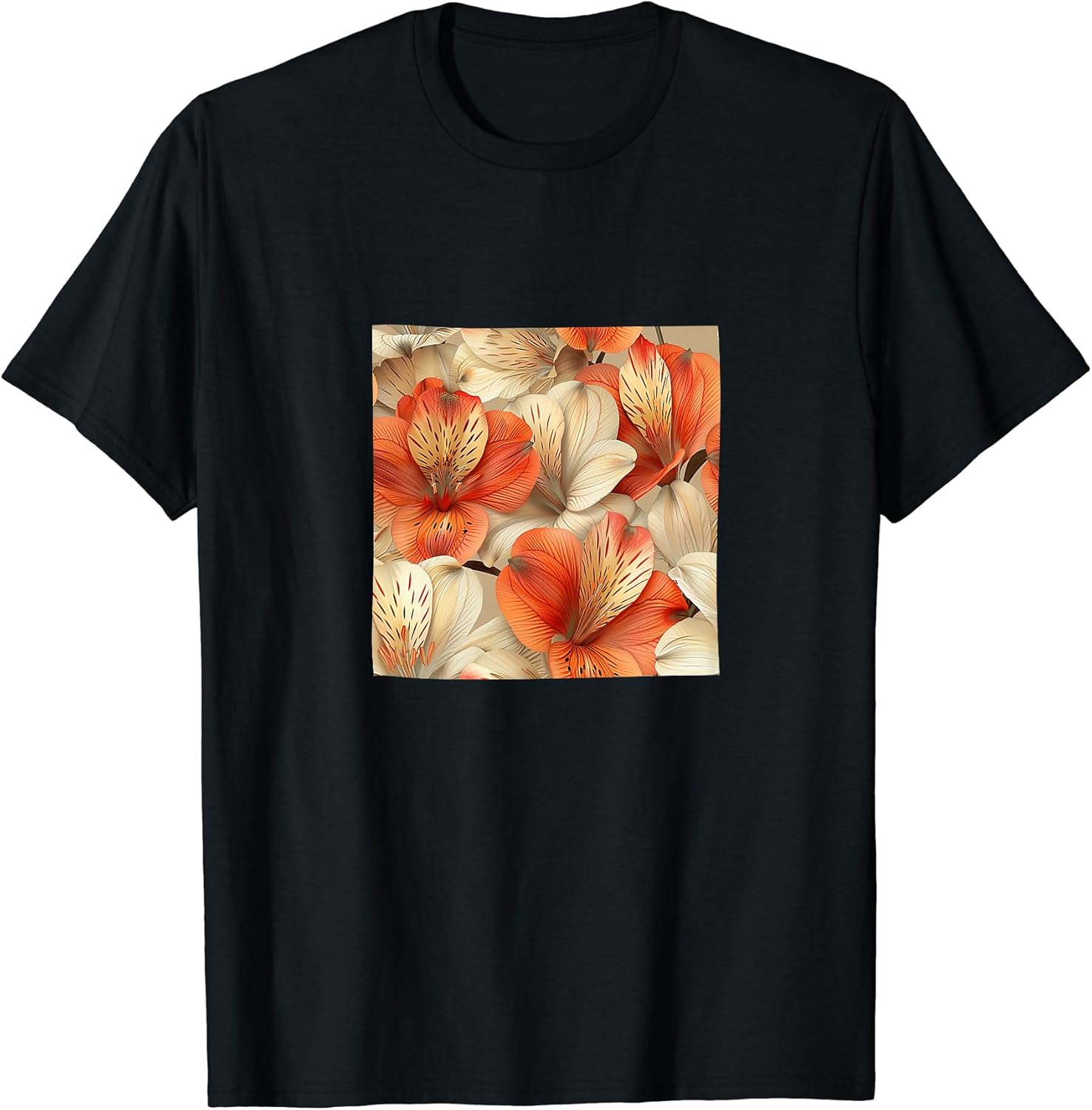 Alstroemeria Flower Pattern Merch