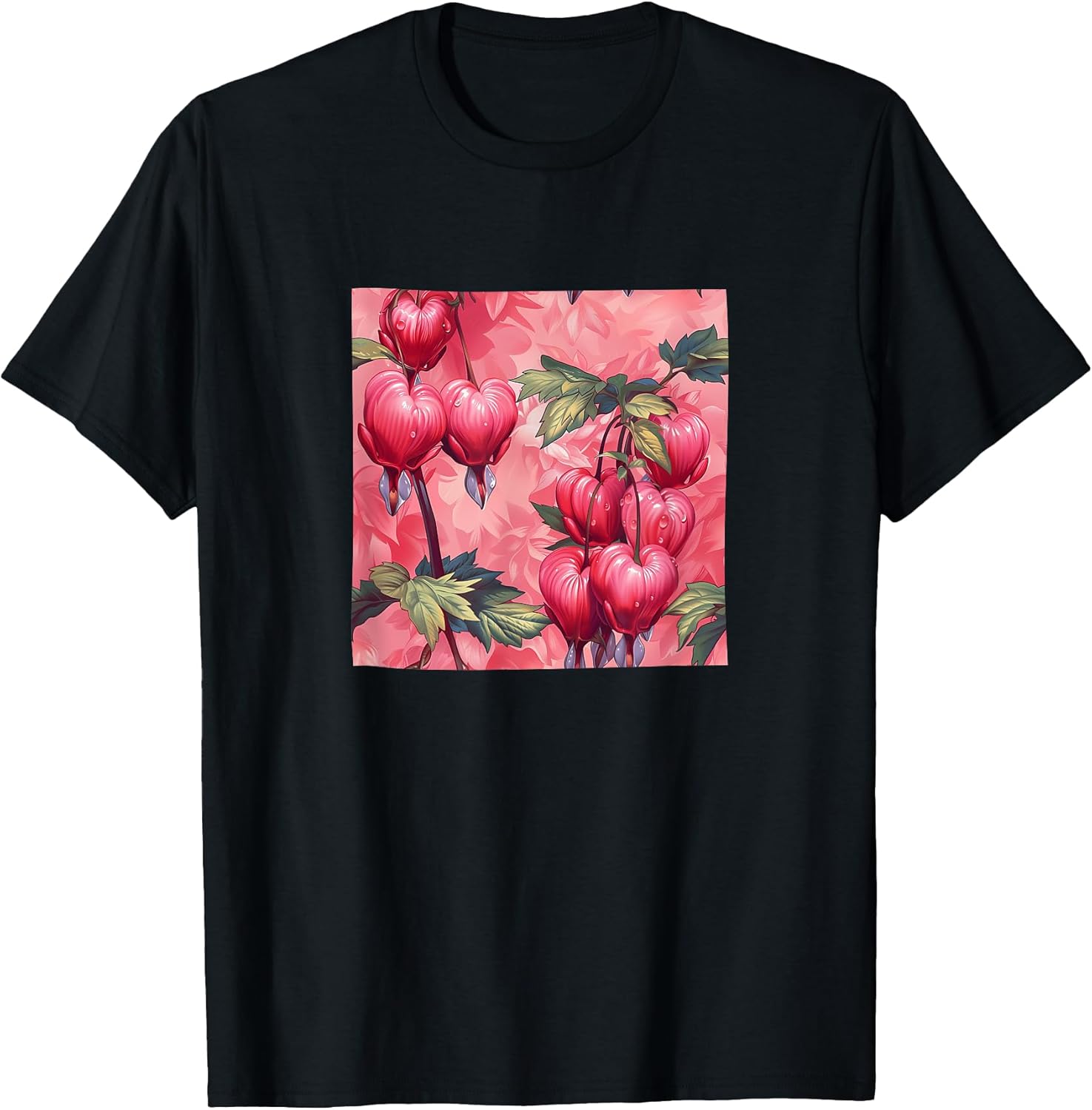 Bleeding Heart Flower Pattern Merch