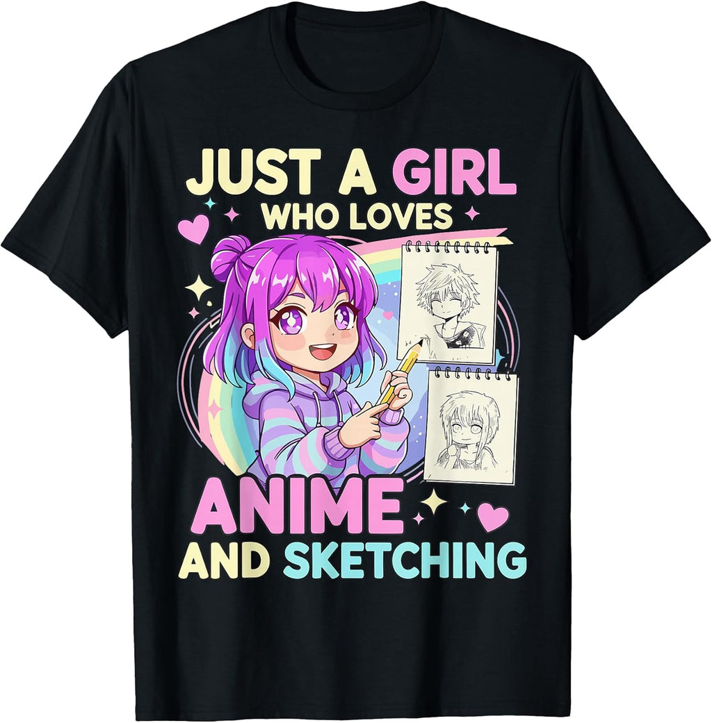 Funny Anime And Sketching Lover