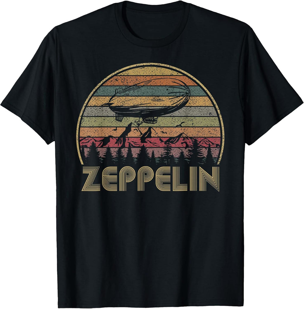 Vintage Zeppelin Dirigible Airship Men Women Kids