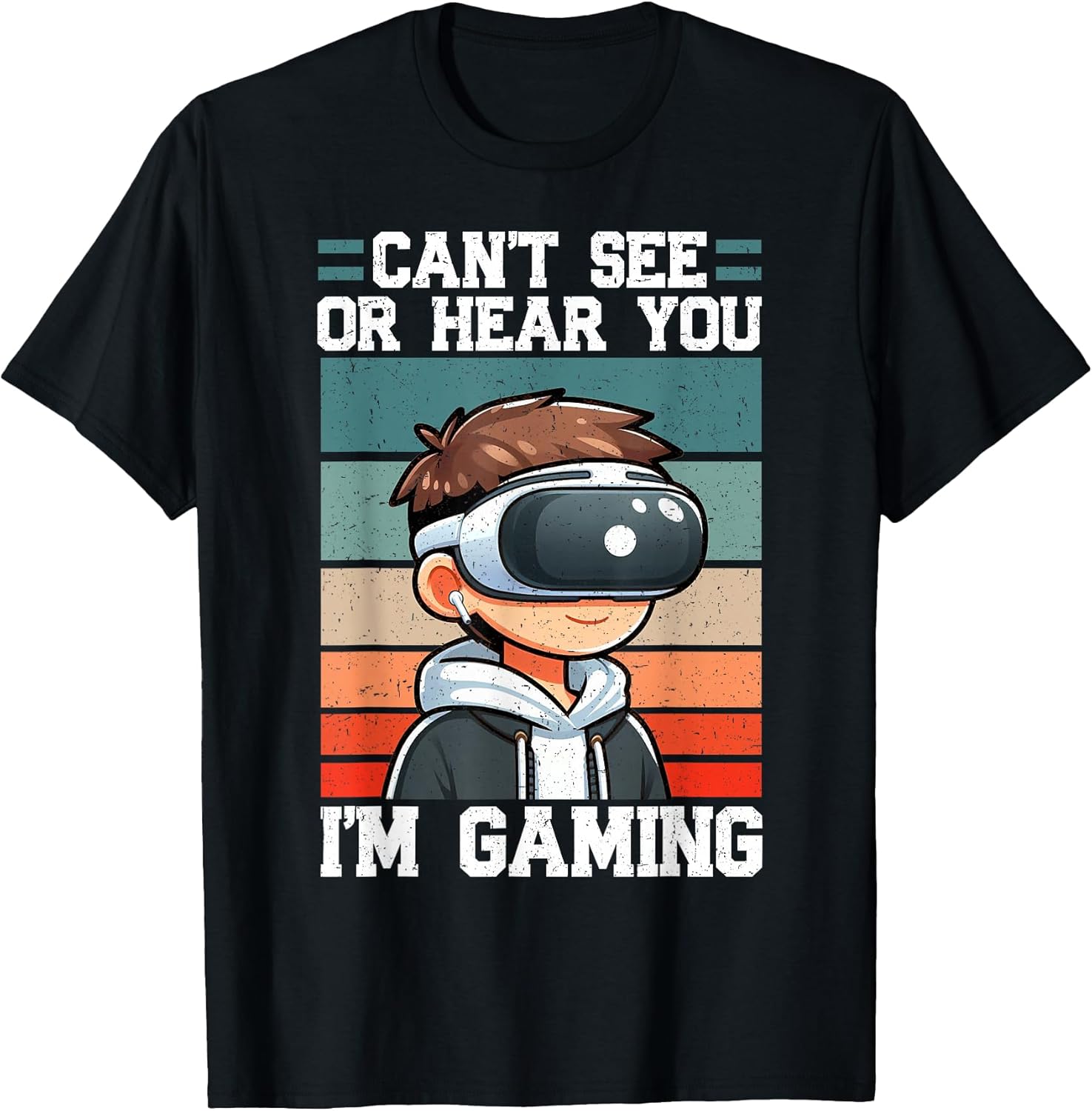 Virtual Reality Gaming VR Gaming Kids Boys Tee