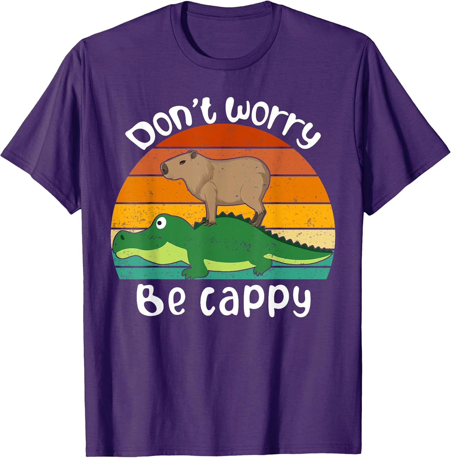 Retro Funny Motivational Capybara Lovers