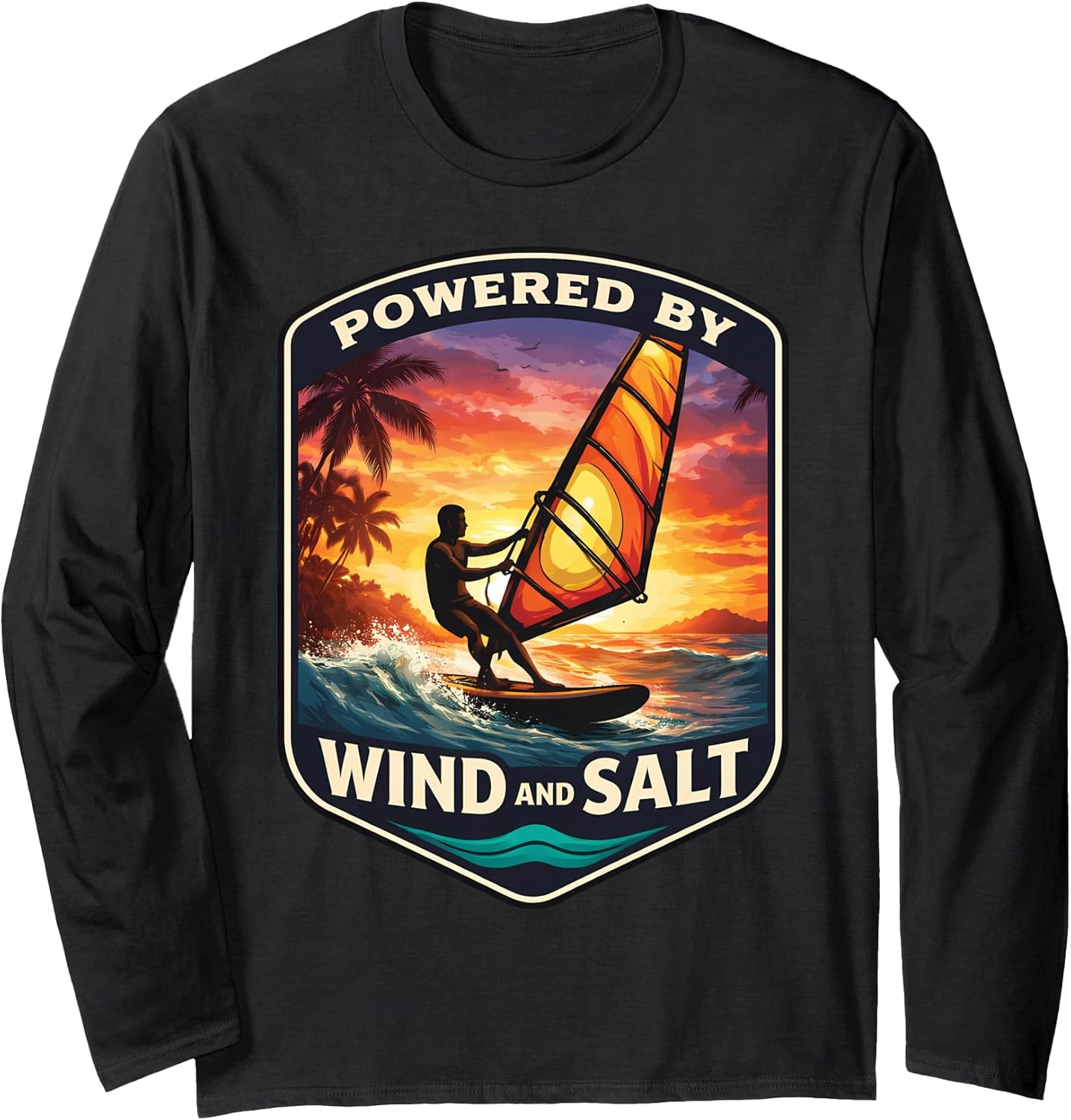 Powered By Wind And Salt Windfurfer Merch