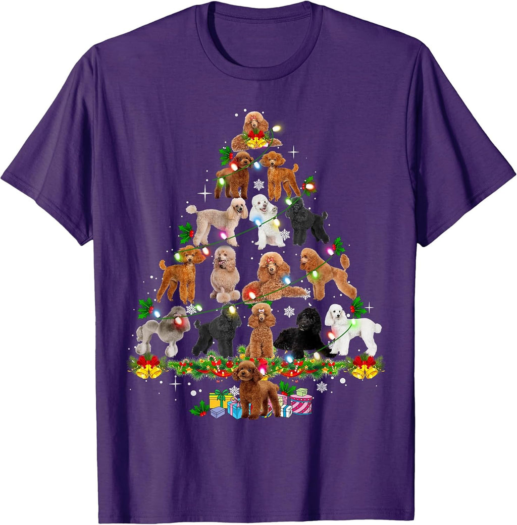 Poodle Tree Christmas Holiday