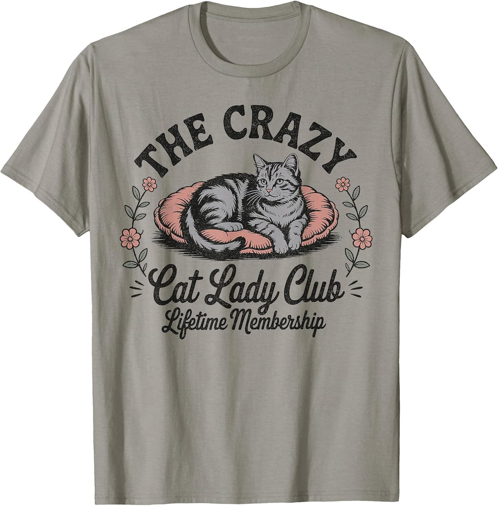 Funny Cat Lover Humor Tees for Women