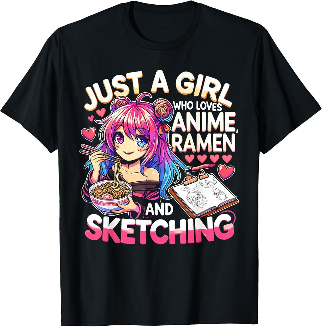 Anime Ramen And Sketching Lovers Teen Gifts by T&T