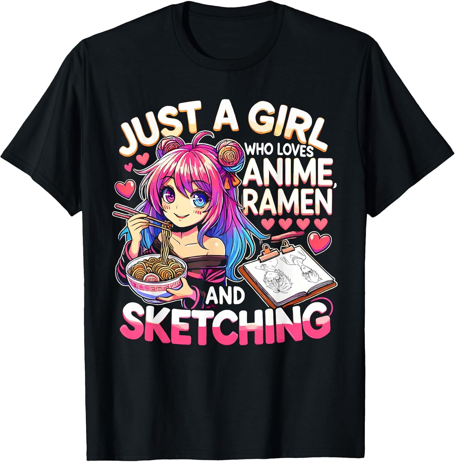 Anime Ramen And Sketching Lovers Teen Gifts by T&T