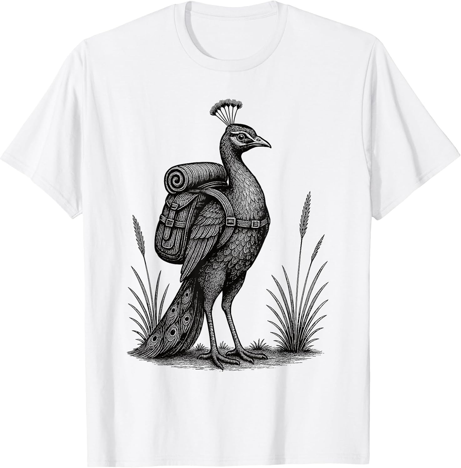 Peacock Hiker Trekking Hike Merch.