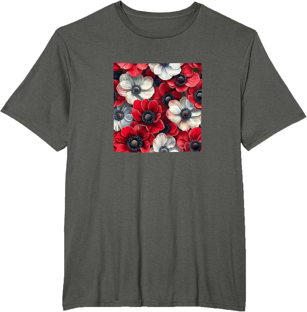 Anemone Flower Pattern Merch