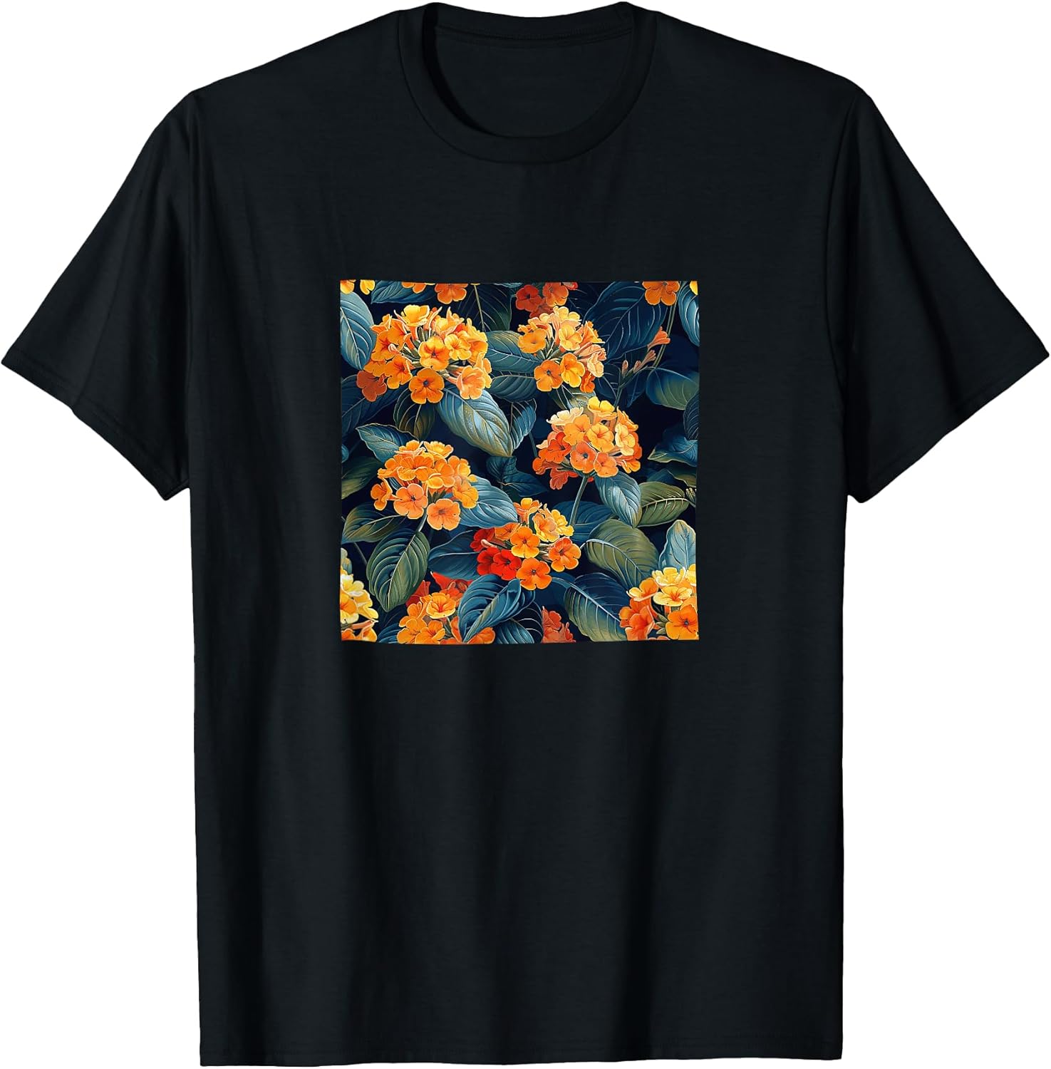 Lantana Flower Pattern Merch