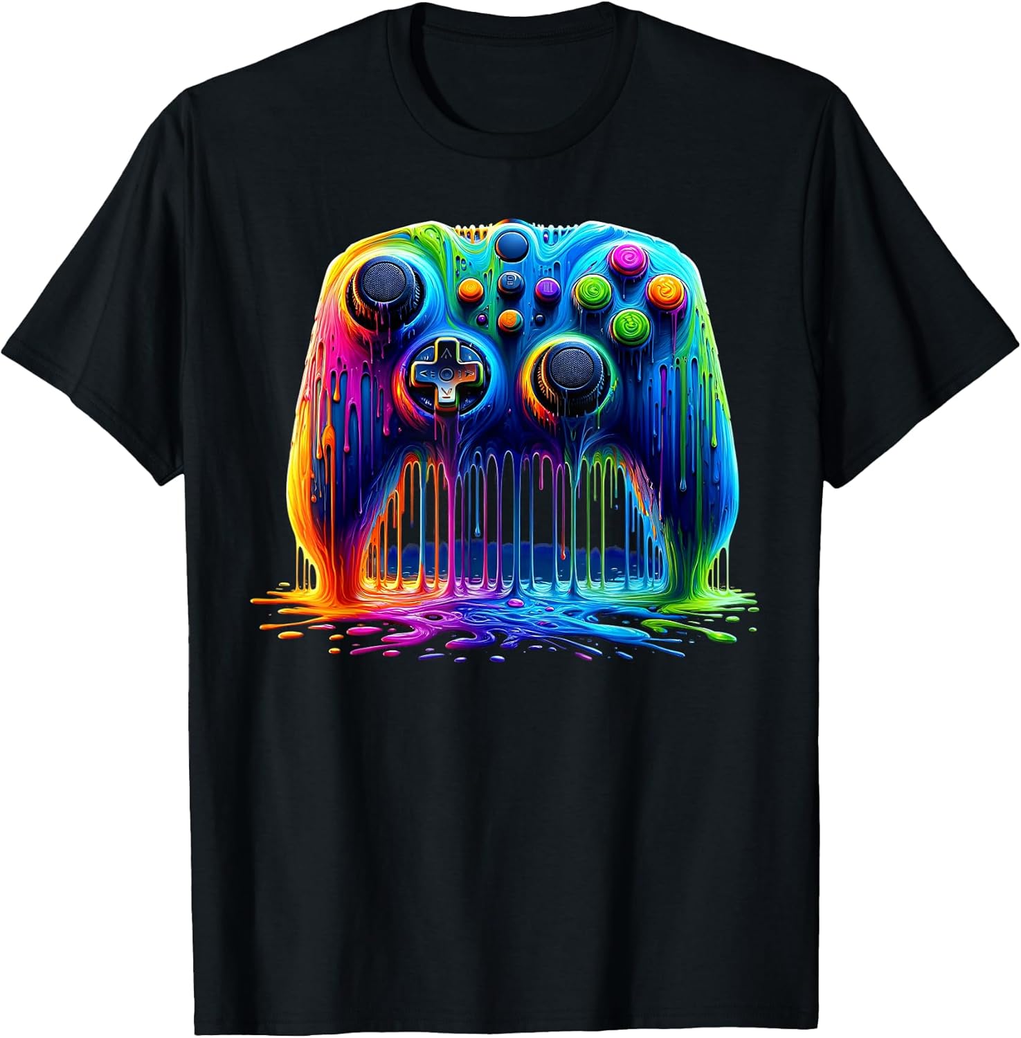 Video Game Melting Graphic Art Store