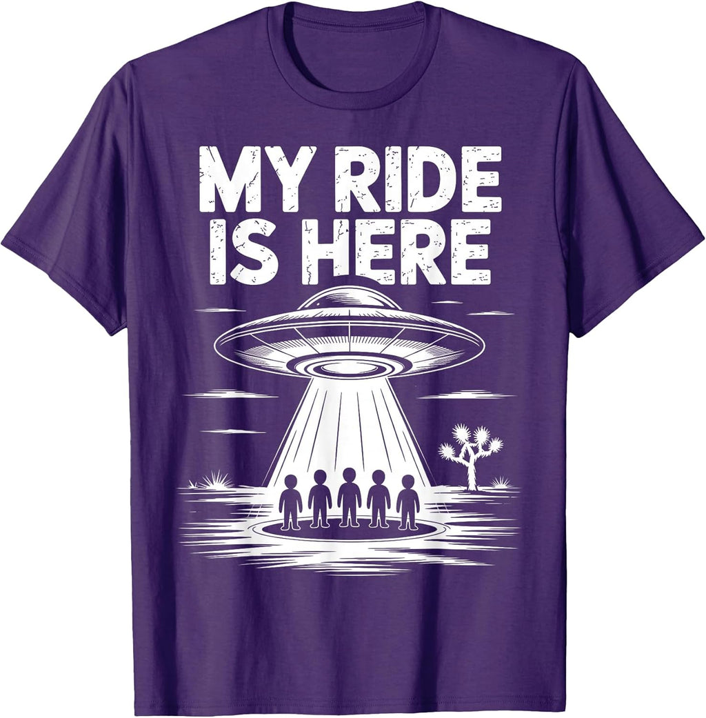 Alien UFO Sci-Fi Vintage Graphic Tees