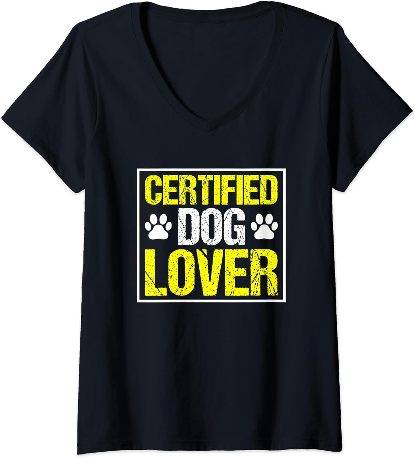 Great Certified Dog Lover Apparel
