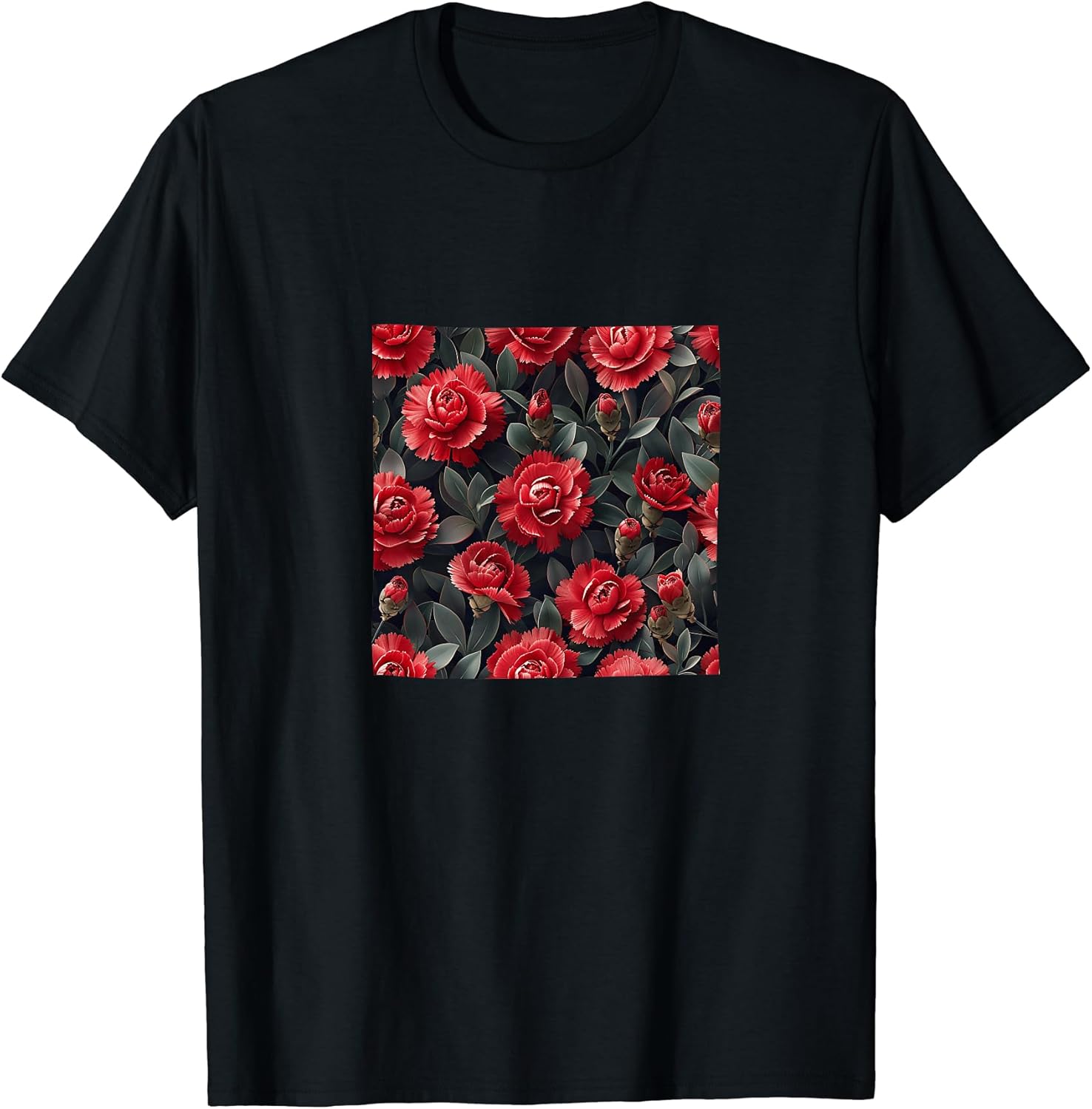 Carnation Flower Pattern Merch