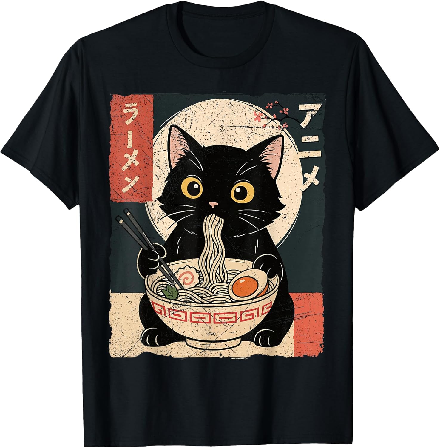 Japanese Kawaii Cat Ramen Anime Lover Apparel