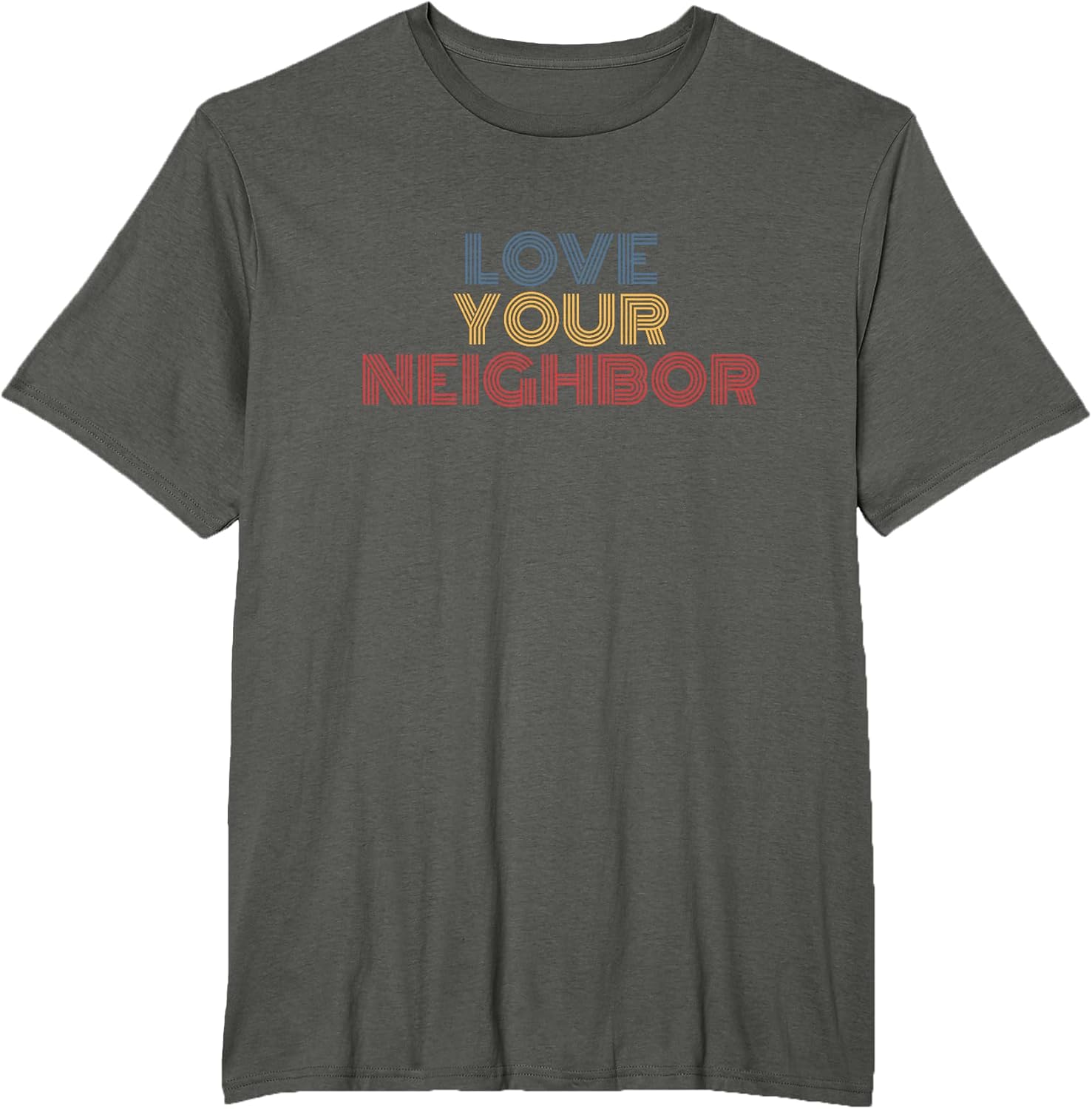 Love Your Neighbor Retro Faith Message