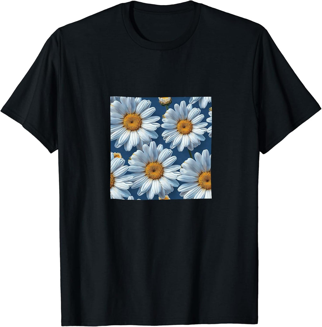 Shasta Daisy Flower Pattern Merch