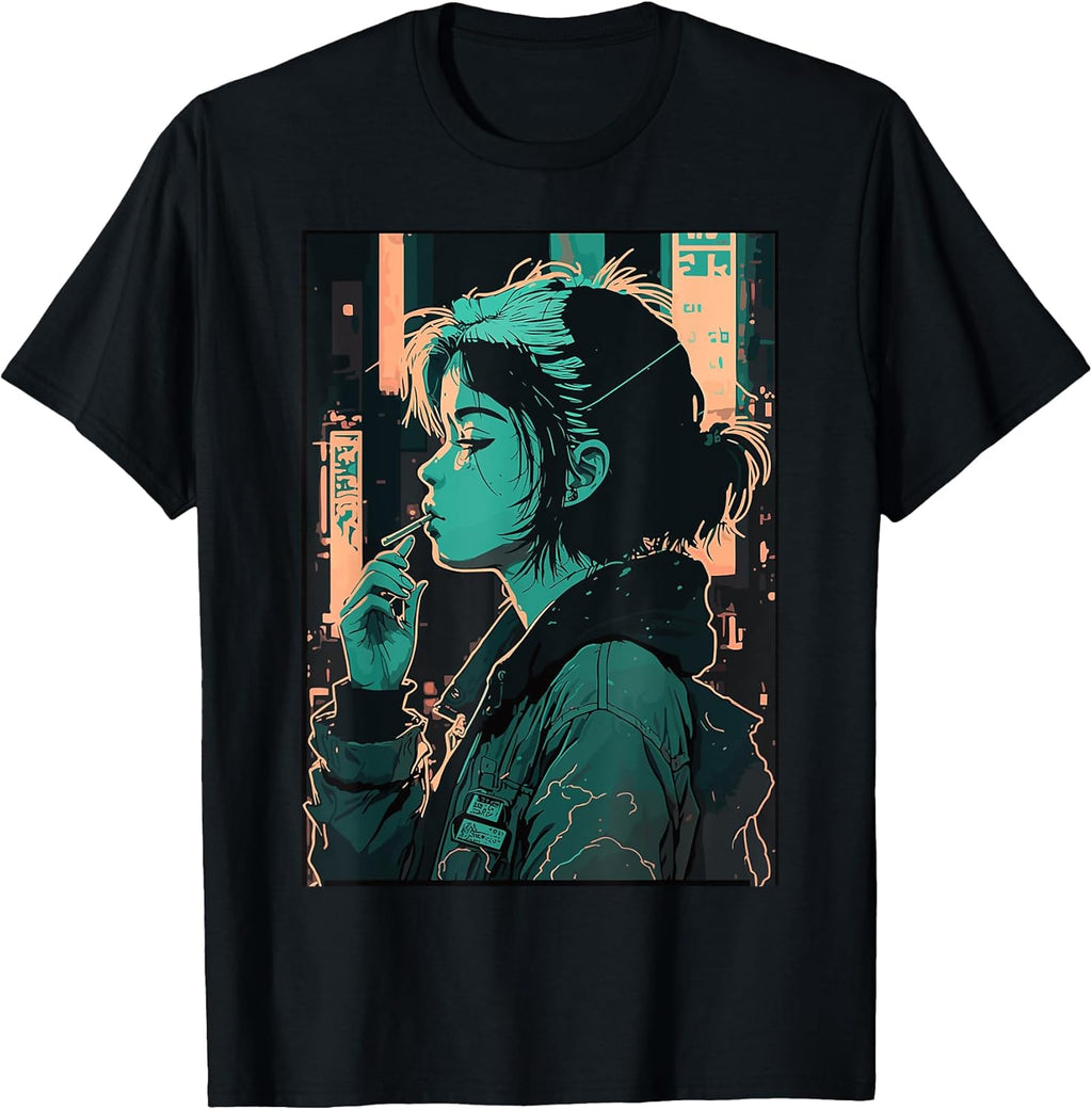Japanese Vaporewave Sad Anime Girl Aesthetic Gifts