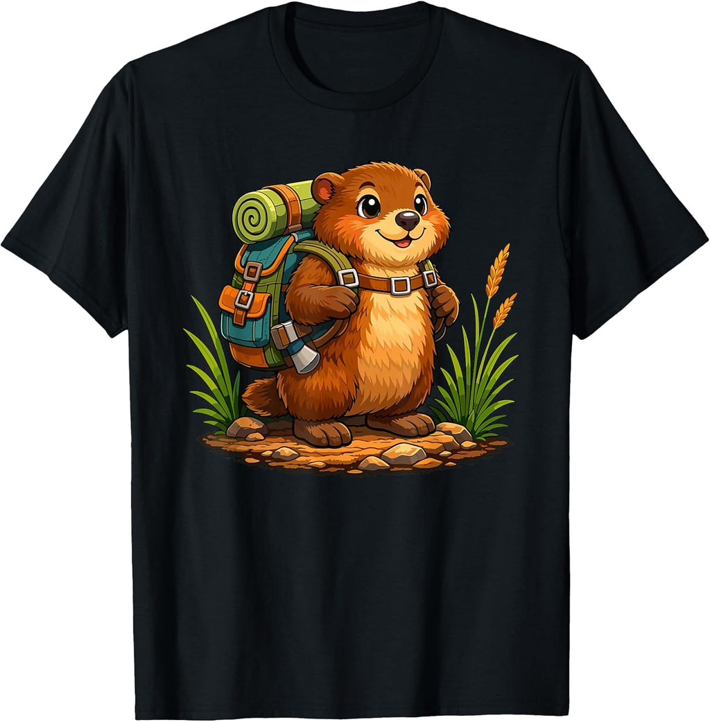 Groundhog Hiker Trekking Hike Merch.