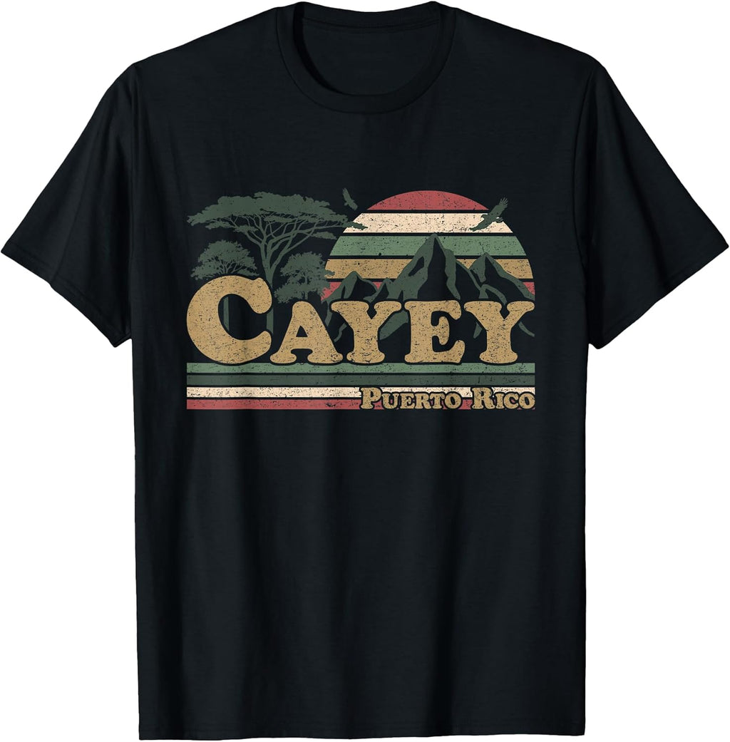 Vintage Boricua Nature Sunset Merch.