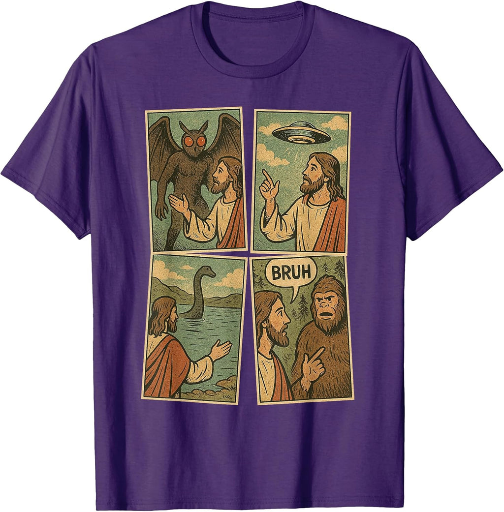 Jesus Cryptids Funny Christian Merch Men Women Kid