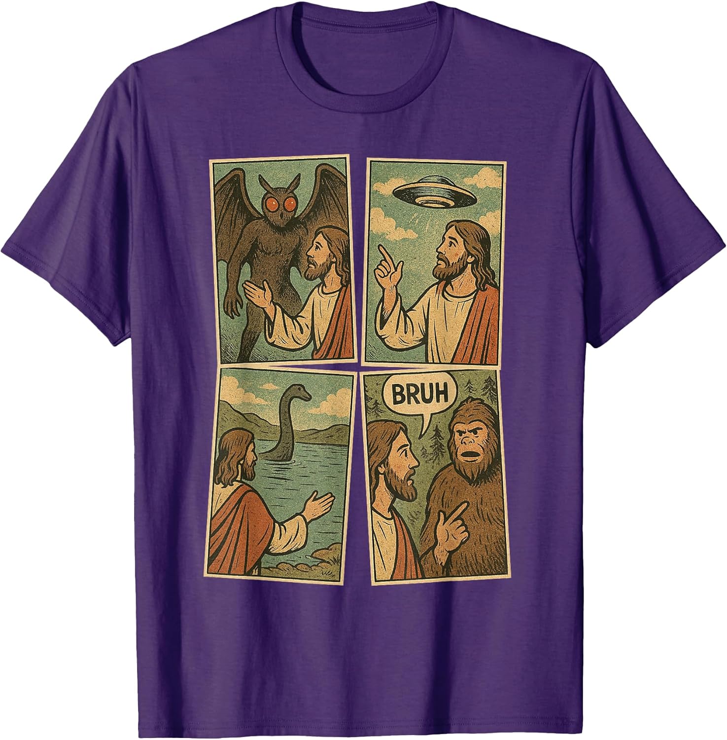 Jesus Cryptids Funny Christian Merch Men Women Kid
