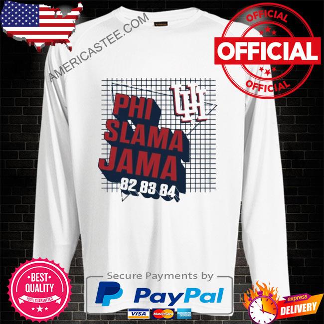 82 83 84 uh houston cougars phi slama jama shirt