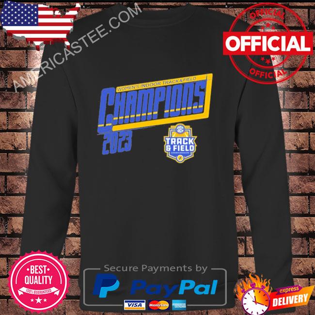 84 2023 sec women’s champs cardinal arKansas razorbacks indoor track and field locker room shirt