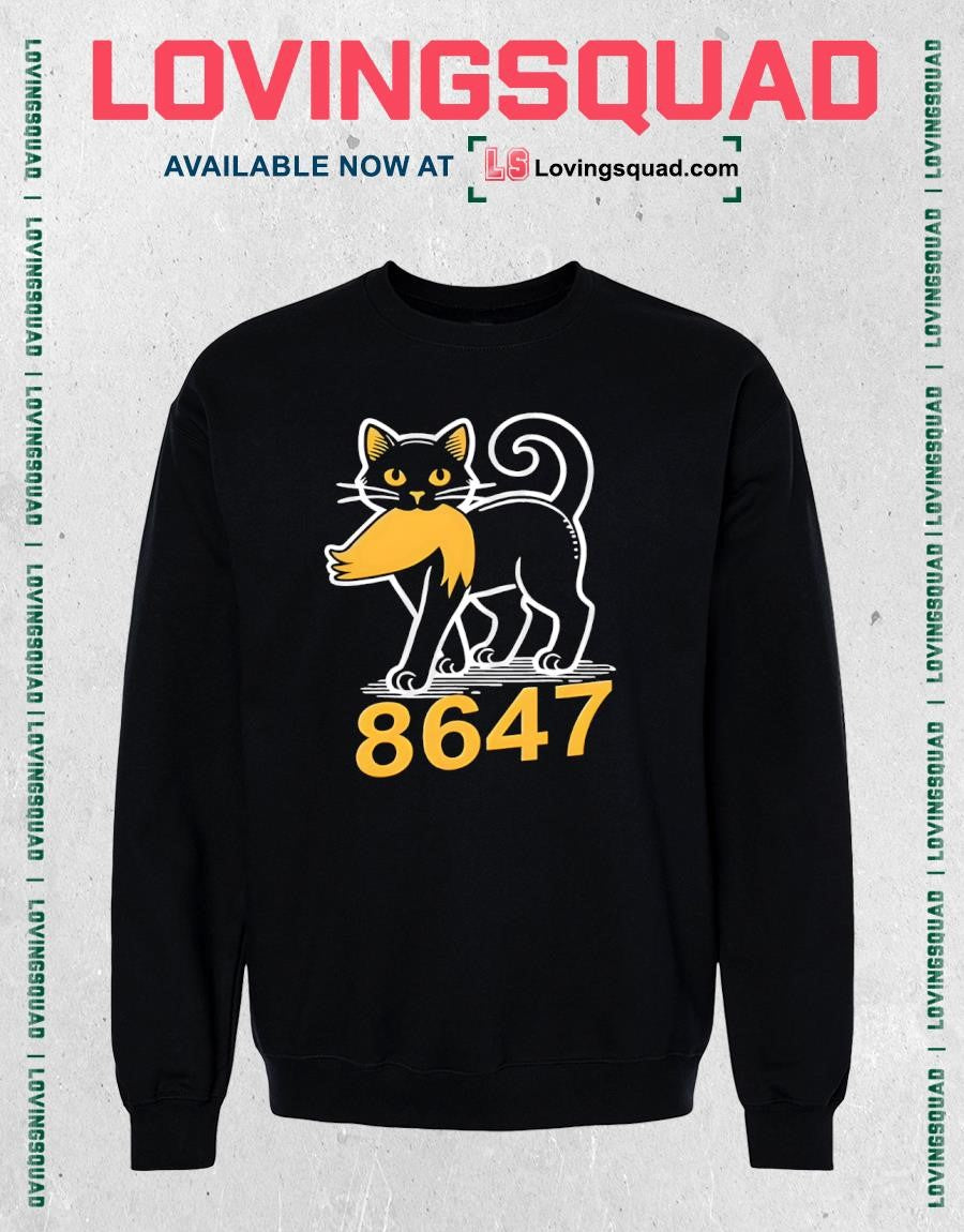 8647 Black Cat Anti Trump Shirt