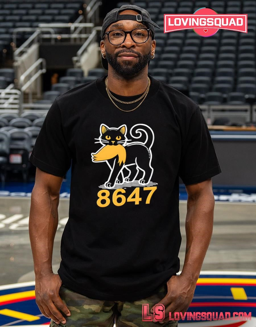 8647 Black Cat Anti Trump Shirt