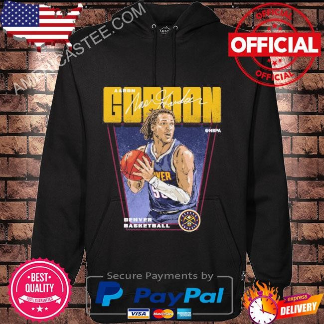 Aaron gordon denver nuggets premiere signature shirt