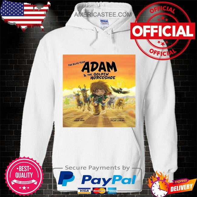 Adam and the golden horseshoe children’s book shirt