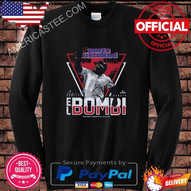 Adolis garcia sports illustrated & Texas el bombi signature shirt