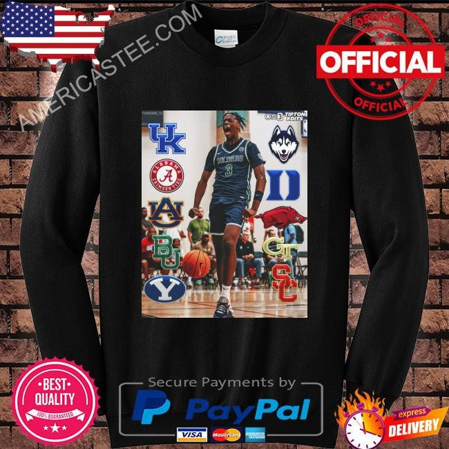 Aj dybantsa the no. 1 overall recruit in the 2025 class shirt