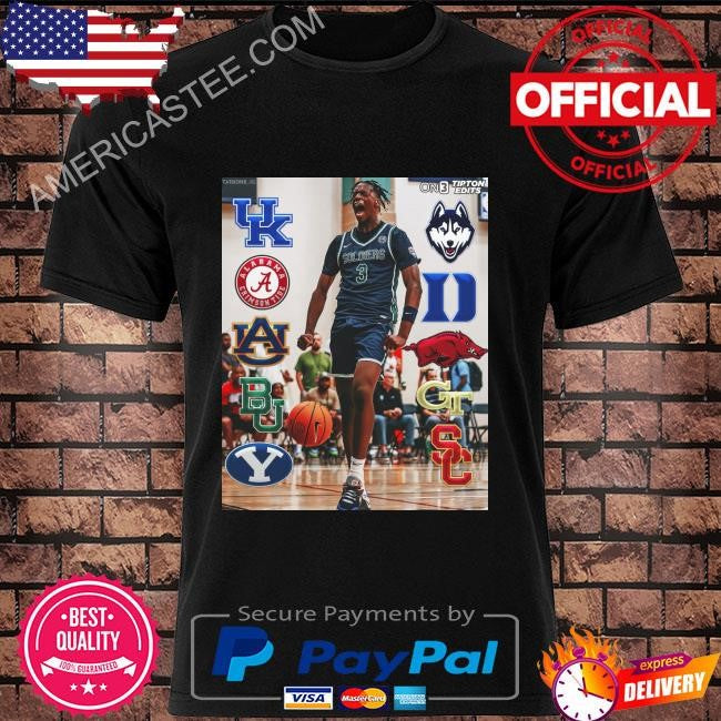 Aj dybantsa the no. 1 overall recruit in the 2025 class shirt