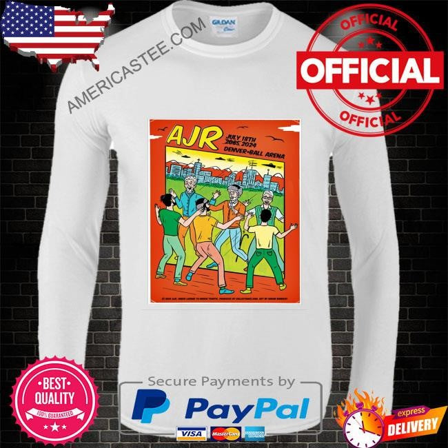 Ajr jul 18 2024 ball arena in denver co poster shirt