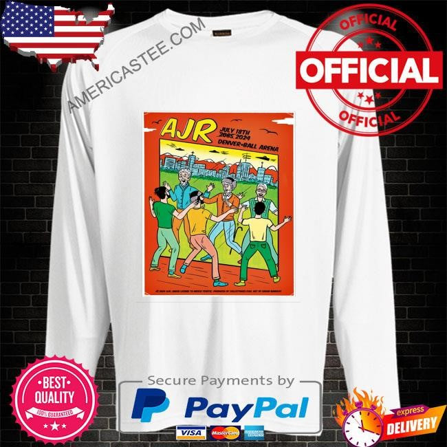 Ajr jul 18 2024 ball arena in denver co poster shirt