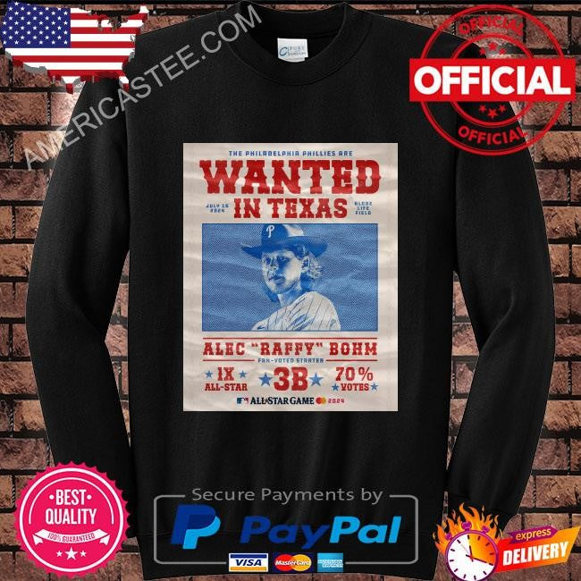 Alec bohm is officially an all-star starter shirt