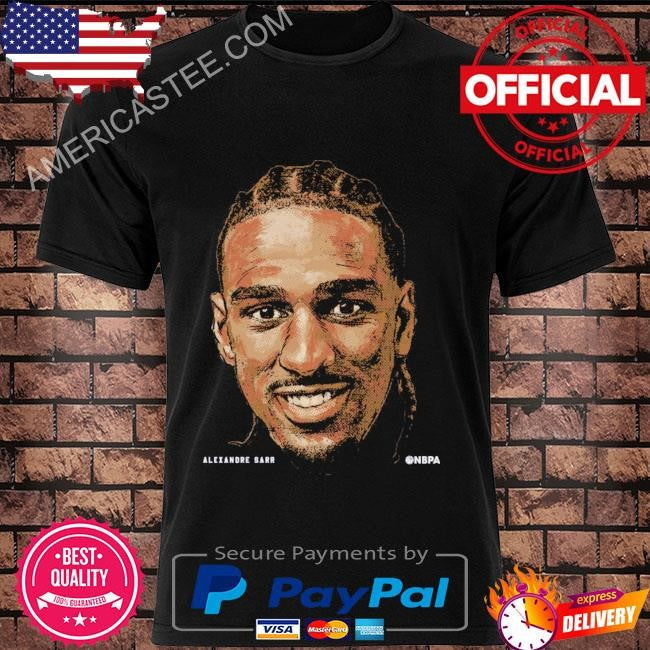 Alex sarr Washington portrait shirt