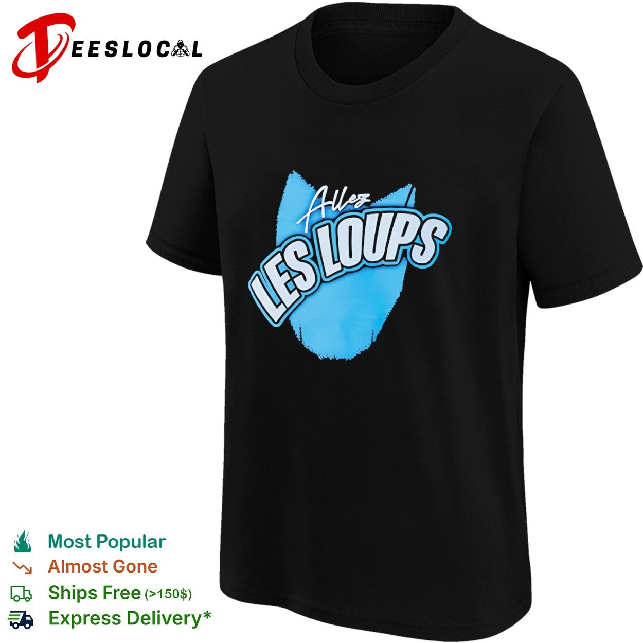 Allez Les Loups The Wolfest Club in France 23 shirt