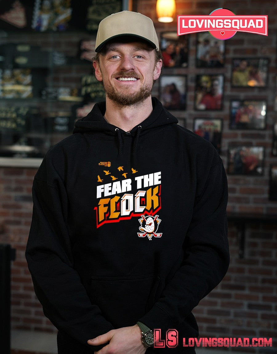 Anaheim Ducks 2026 Stanley Cup Playoffs Slogan Fear The Flock shirt